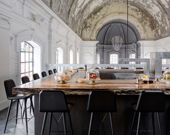green design, eco design, sustainable design, Piet Boon Studio, The Jane Antwerp, Sergio Herman, Nick Bril, adaptive reuse, repurposed chapel, .PSLAB
