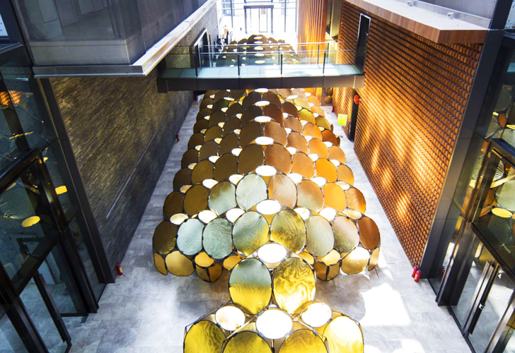 pop-up habitat, Repurposed materials, reflective panels, Architizer A+Awards, Temporary Structures, pop-up installations, modular installations, modular architecture, People’s Architecture Office, beijing architects