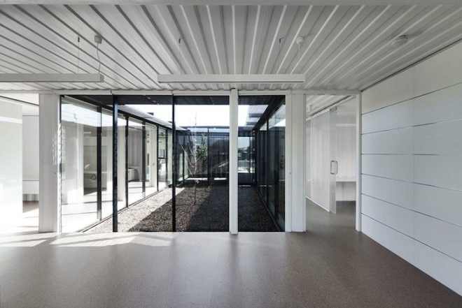 Room11, cargotecture, shipping containers, shipping containers architecture, shipping container company, Melbourne, Australia, royal wolf, light filled interior, spacious interior, interior courtayrds, skylights