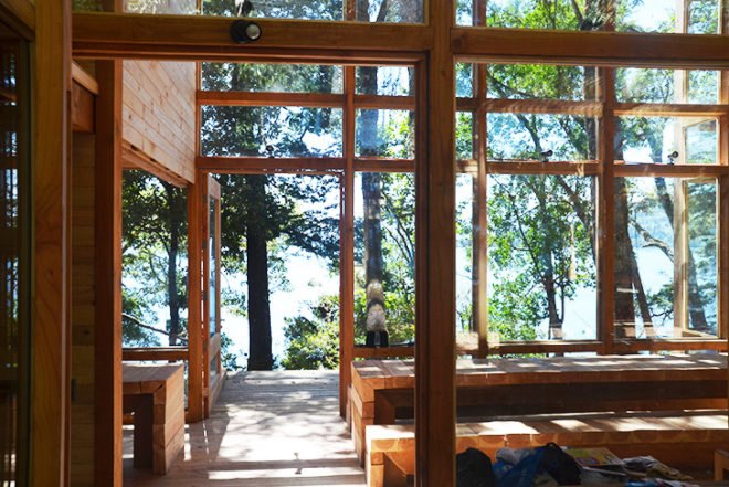 Squella Arquitectos, Chile, the House at Rupanco Lake, native forest, glazed home, home in the woods, transparent architecture, architecture, green materials
