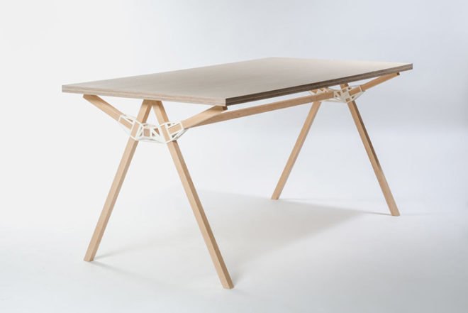 Studio Minale-Maeda, 3D printed, furniture connector, Keystones, diy furniture, DIY, green furniture, 3d Printing