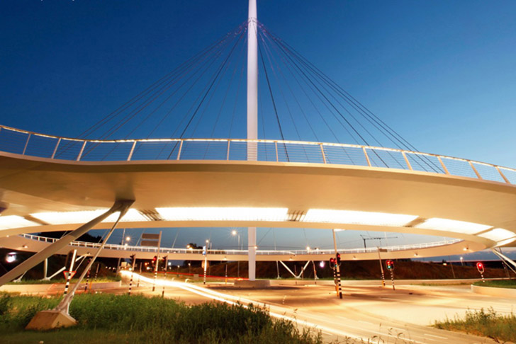 6 Bridges For People &amp; Bikes, Dominique Perrault, Argenzuela Footbridge, Mc Dowell + Benedetti, River Hull Bridge, Next Architects Melkwegbridge, Calatrava, Peace Bridge, Yeon Jae Won + Soo Jeong Heo, Xylophone Bridge, viaduct, bike path, Architecture, Bicycles