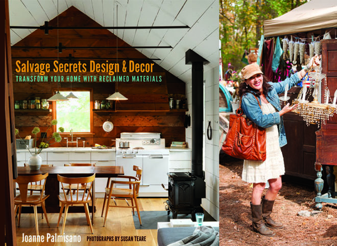 joanne palmisano, salvage secrets, book review, diy, inhabitat book review, salvage secrets design & decor, salvage decor, reclaimed materials, upcycled decor, repurposed materials, recycled materials, interior decorating, interior design, sustainable interior design,