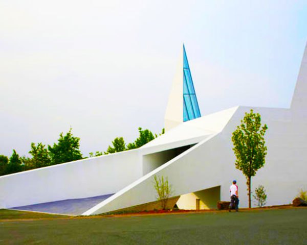 Schneider + Schumacher Architekten, Batmanesque, Motorway Church Siegerland, prefabricated, interlocking wooden components, Architecture, Daylighting, Green Materials