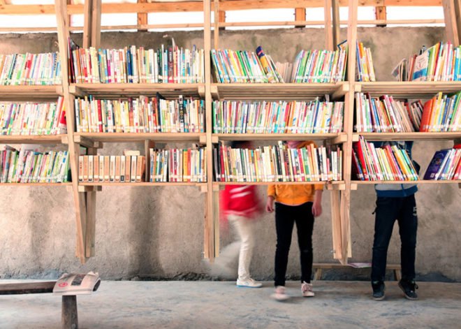 Shuanghe village community center, Yunnan earthquake reconstruction, polycarbonate doors, memorial plaza in China, Olivier Ottevaere, John Lin, University of Hong Kong, The Pinch community center, public library rooftop playground,