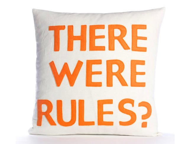 Alexandra Ferguson, Rules Pillows, bklyn designs, new york design week, bklyn designs 2014, sustainable design, green design, green furniture, reclaimed wood, sustainable furniture, green interiors, sustainable interiors, green products, eco friendly design, recycled materials, sustainable materials, nydw, new york design week 2014