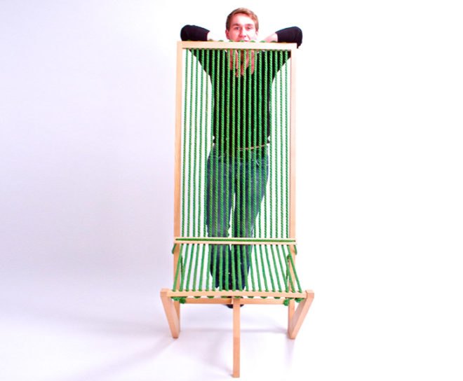 Aymeric Renoud, R chair, reuse, reduce, recycle, rethink, green design, sustainable design, green furniture, sustainable furniture, green interiors, duncan of jordanstone, green chair, eco chair