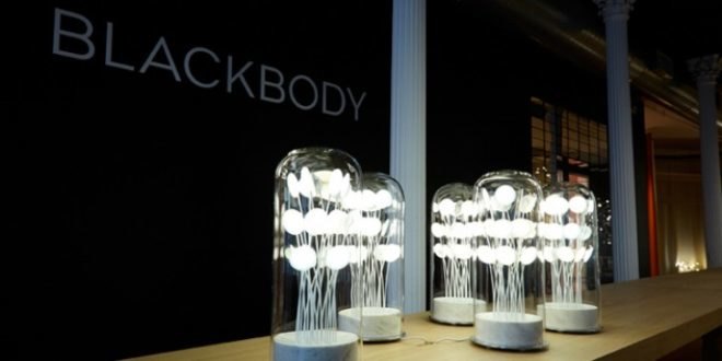 Blackbody Oled, Chandeliers, New York Design Week 2014, Wanted Design 2014, OLED lights, OLED Chandelier, French lighting designers, green design, green chandeliers, lighting design, green design events, green designers nyc