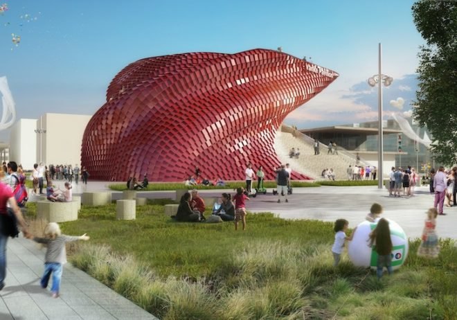 shitang pavilion, daniel libeskind, vanke, vanke china, milan expo, 2015 milan expo, milan world expo, 2015 world expo, china pavilion, vanke world expo pavilion, daniel libeskind studio, urbanization, china, migrant workers