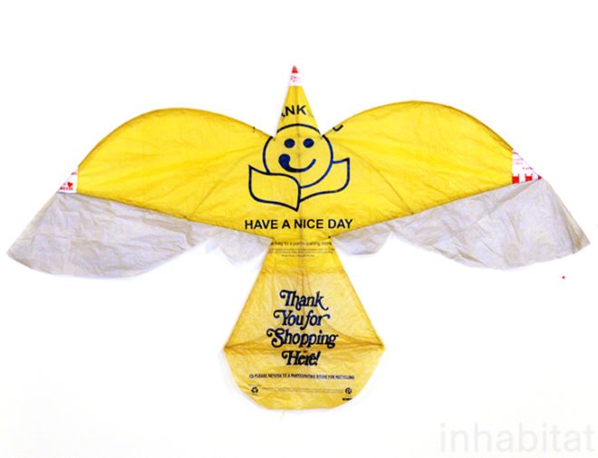 Plastic Bag Kite, Field Experiments, recycled plastic bag, sight unseen, sight unseen offsite, green design, sustainable design, new york design week, nydw, nycXdesign, green furniture, green interiors, sustainable furniture, eco furniture, eco products, green lighting, energy-efficient lighting, recycled materials, sustainable materials, innovative design