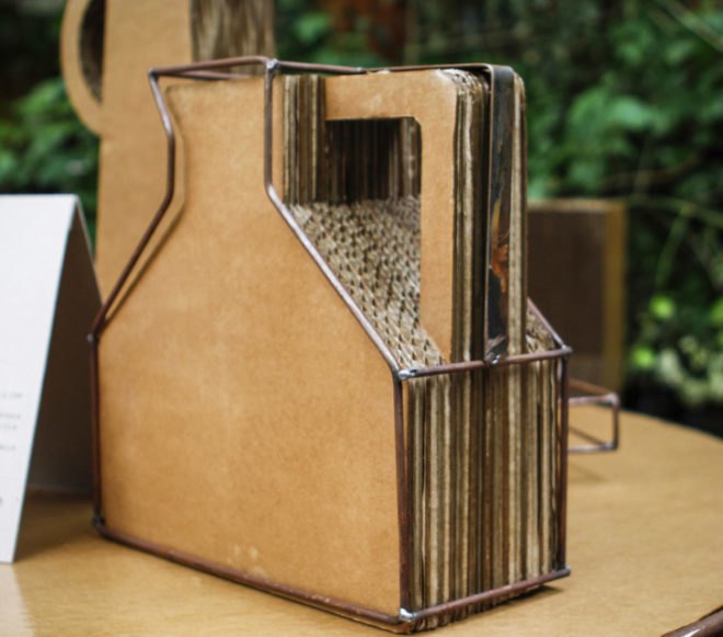 Milan Design Week, Milan, Giardina di Carta, Stefania Vasques, carboard, cardboard funiture, recycled, upcycled, furniture,