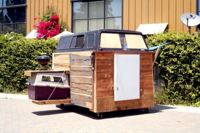 green design, eco design, sustainable design, Gregory Kloehn, homeless shelters, Oakland homeless population, recycled materials, turning trash into homeless shuttlers, California homeless population, eco-art, recycled materials, green design, humanitarian design