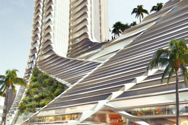 Grove Towers, 3XN, mumbai, green tower, eco tower, ornate spaces, vertical garden