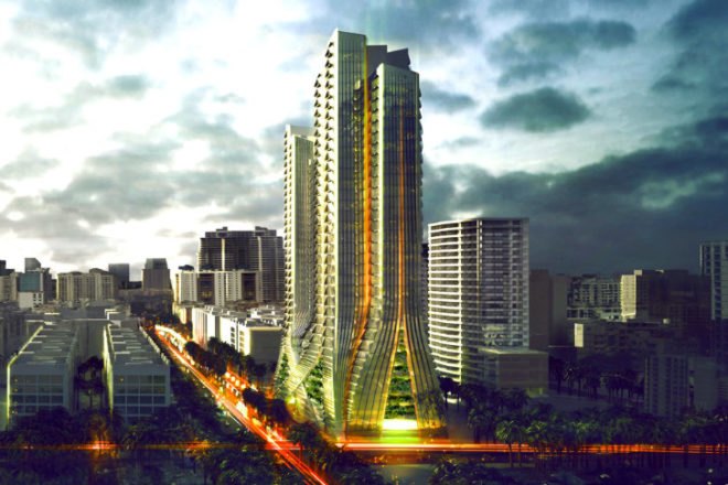 Grove Towers, 3XN, mumbai, green tower, eco tower, ornate spaces, vertical garden