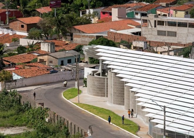 Herzog & de Meuron, Arena de Morro, Brazil, architecture, gym design, Mãe Luiza neighborhood, urban design, urban revitalization, favela redevelopment