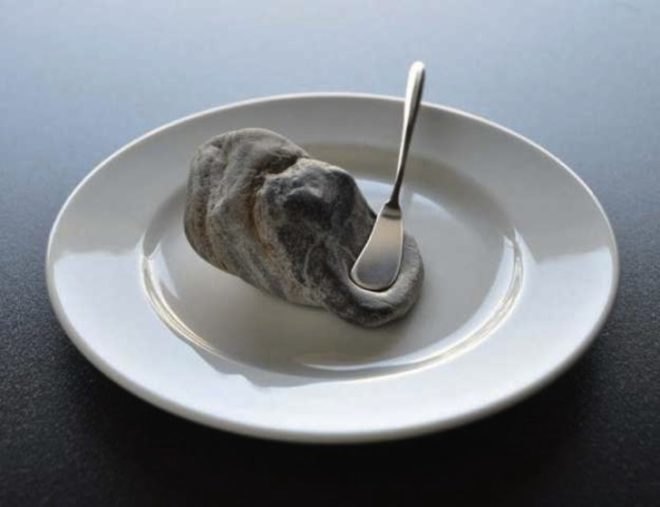 hirotoshi ito, stone sculptures, rocks, stones, stone art, rock art, rocks with teeth, stonemasonry, stonemason, surrealist art, surreal art, sculptor, stone sculptor, hirotoshi ito stone art, surreal stone sculptures, surreal stone art