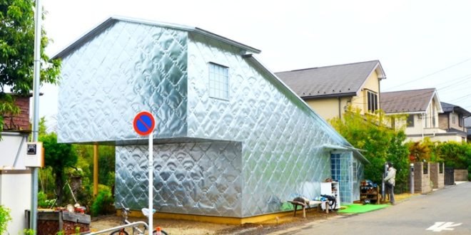 Terunobu Fujimori, Japanese Architecture, Aluminium Cladding, Aluminum Cladding, Aluminium Architecture, Residential Design, Japanese Interiors, sustainable design, house wrapped in aluminum, Japanese design, low impact dwellings,