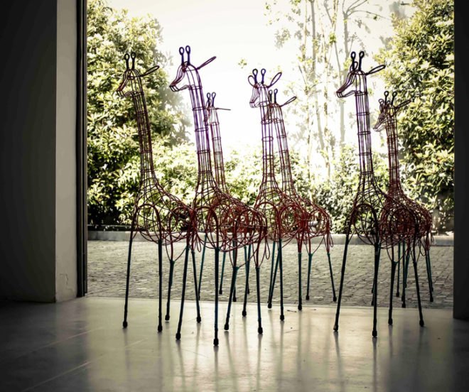 Milan Design Week, Marni, Milan, recycled, upcycled, furniture, Animal House, animal sculptures, sculptures