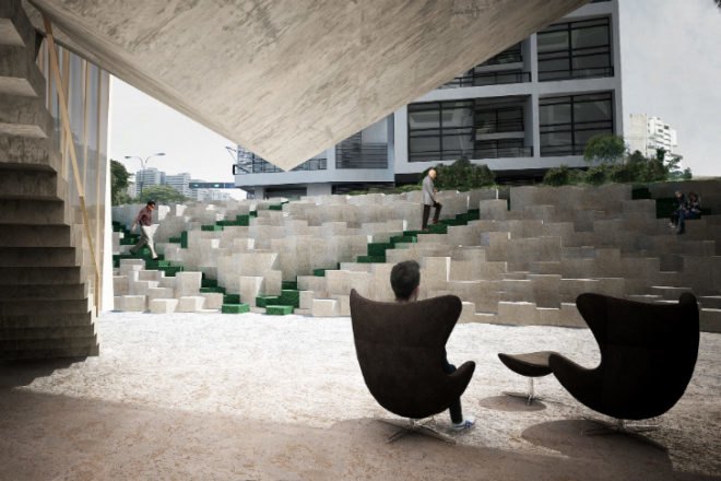 Modular Skyscraper, Tammo Prinz Architects, platonian tower, modular tower, modular housing, lima, peru