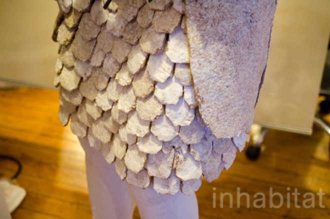New York University, NYU, ITP, NYU ITP, Art, design, sustainable materials, green energy, ITP Spring Show 2014, ITP Spring Show, Growable Gown, clothes made from plants, Erin Smith, Sanniti Pimpley, PrintO-Bot, 2D printer, Tunnel Vision app, Bill Lindmeier, Bill Lindmeier, 3D Printing, 3D printers, Pamela Liou, 3D printed textiles, Fluid Geometry, Wyna Liu, smartphone app, iPhone, iPhone apps, MTA apps, navigation apps,