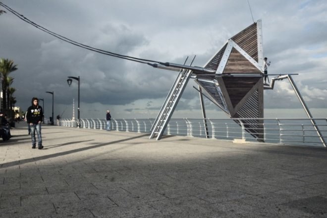 Najjar & Najjar Architects, IRIS, kinematic structures, sustainable architecture, energy harvesting, beirut, ocean energy , coastal protection,