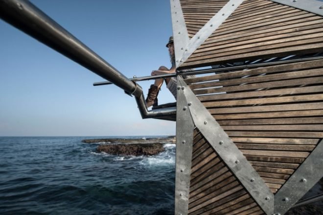 Najjar & Najjar Architects, IRIS, kinematic structures, sustainable architecture, energy harvesting, beirut, ocean energy , coastal protection,