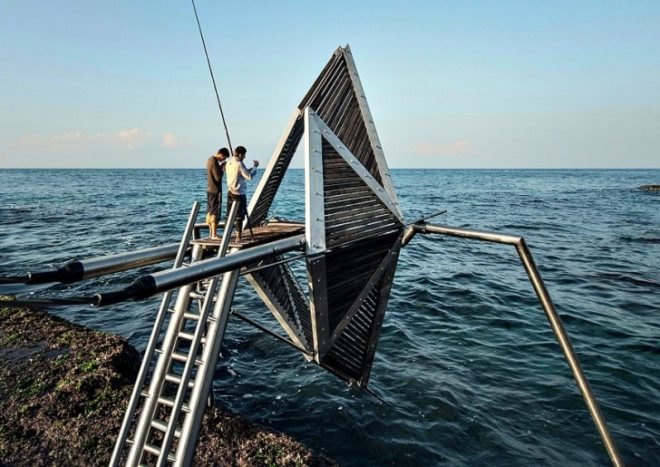 Najjar & Najjar Architects, IRIS, kinematic structures, sustainable architecture, energy harvesting, beirut, ocean energy , coastal protection,