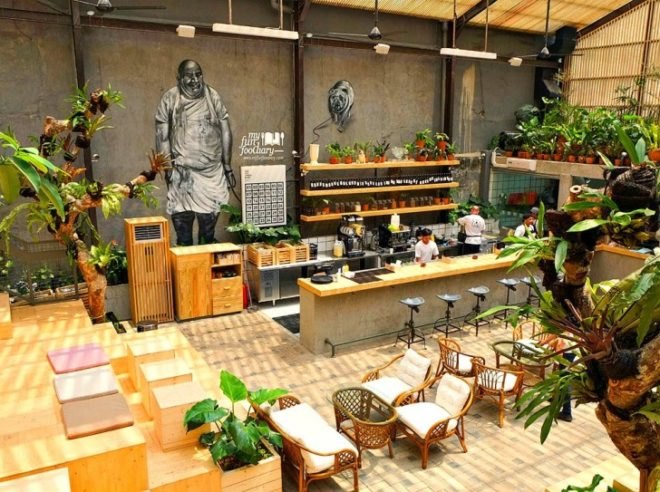 Three Buns Restaurant , PTT Group, Adam Penney, architecture, restaurant design, greenhouse dining, farm to table, dining in jakarta, indonesia, Kebayoran Baru,