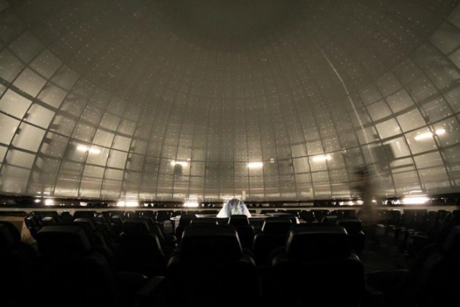 Rio Tinto Alcan Planetarium, Montreal Planetarium, Cardin Ramirez Julien, AEdifica planetarium, planetarium architecture, planetarium Canada, sustainable building, reused building materials, recycled building materials, space facility, space observation, Montreal architecture, Canadian architects