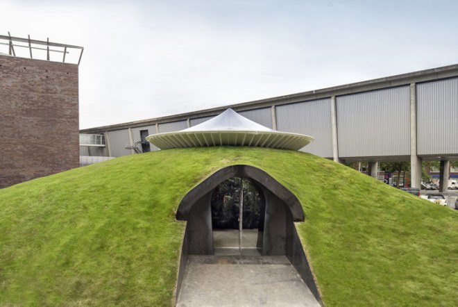 green design, eco design, sustainable design, International Architecture Biennale Rotterdam, Yourtopia, SeARCH design, grass pavilion, green roof