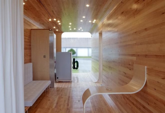cannata fernandes architects, prefab, modular building, disaster-relief housing, temporary housing, temporary building, self-constained building, self-sustained module, zero infrastructure building, built-in foundation, built-in water and sewer system, built-in electrical system, photovoltaic panels, solar batteries, 3 day electric supply, 3 day water supply