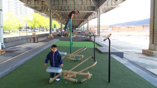 gametime, game time, shop architects, Outdoor Exercise Machines, East River Waterfront Esplanade, lower manhattan, lower east side, outdoor elliptical machines, green design, design for health, design for fitness, eco design, sustainable design, fitness chinatown, outdoor fitness room