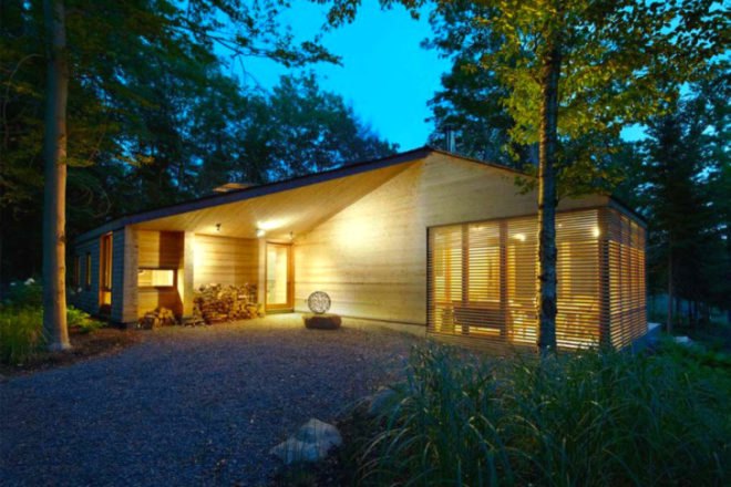 Stealth Cabin, Superkul, ontario, eco cabin, cabin, canada, green cabin, eco retreat