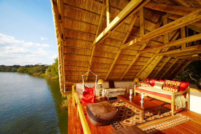 Tongabezi Tree House , Tongabezi Resort, Zambia resort, tree house design, luxury tree houses, wooden architecture, wooden resort, Africa resorts, Zambezi river, resort design, sustainable tree houses, Africa architecture