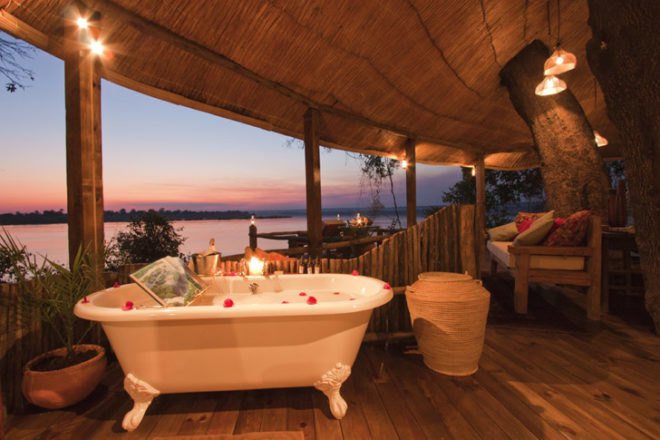 Tongabezi Tree House , Tongabezi Resort, Zambia resort, tree house design, luxury tree houses, wooden architecture, wooden resort, Africa resorts, Zambezi river, resort design, sustainable tree houses, Africa architecture