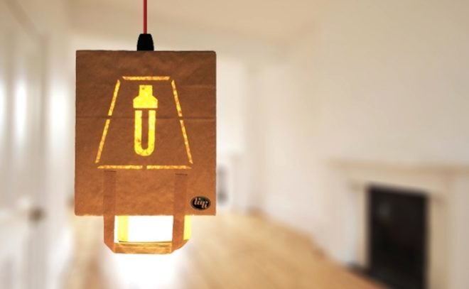 Bagalight range, bagalight collection, new york design week, NYDW, new york design week 2014, ICFF 2014, ICFF, Liqui Design, bagalight, paper bag light, paper bag, paper bag lamp, energy efficient light bulb, a rated energy saving bulb