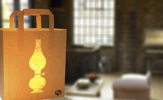 Bagalight range, bagalight collection, new york design week, NYDW, new york design week 2014, ICFF 2014, ICFF, Liqui Design, bagalight, paper bag light, paper bag, paper bag lamp, energy efficient light bulb, a rated energy saving bulb
