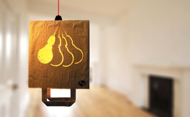 Bagalight range, bagalight collection, new york design week, NYDW, new york design week 2014, ICFF 2014, ICFF, Liqui Design, bagalight, paper bag light, paper bag, paper bag lamp, energy efficient light bulb, a rated energy saving bulb