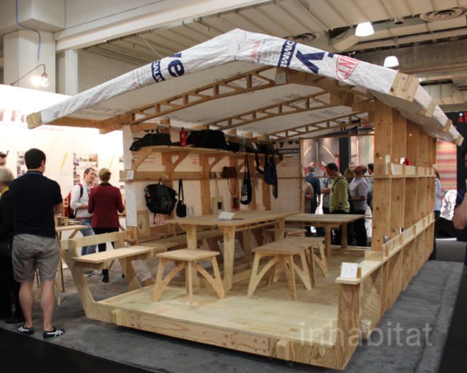 disaster relief housing, icff, international contemporary furniture fair, new york design week, icff 2014, green design, sustainable design, green design events, design show, nydw, new york design week 2013, green interiors, sustainable interiors, green furniture, eco furniture, green products, green lighting, energy-efficient lighting, recycled materials, university of cincinnati