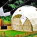 The Dome Garden, geodesic domes, eco-tourism, eco-travel, wood burner, locally sourced materials, recycled glass, London, England, glamping, camping, green design, sustainable design, eco-design, solar panels, dome tents, insulation, rainwater harvesting