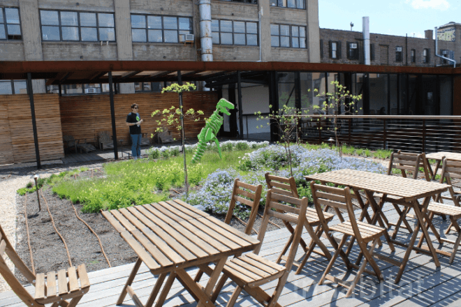 eco design, green architecture, green design, green nyc architecture, green roof, green roofs, greenpoint green, kickstarter, kickstarter green roof, kickstarter greenpoint, kickstarter headquarters, Ole Sondresen, Ole Sondresen Architects, sustainable design, kickstarter roof, kickstarter roof garden