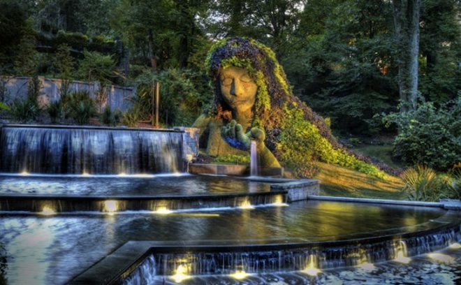 mosaiculture, atlanta botanical gardens, topiary, botanical gardens, horticulture, horticultural art, living plants, living plant sculptures, earth goddess, imaginary worlds, imaginary worlds a new kingdom of plant giants, plant giants, art, International Mosaiculture of Montreal, atlanta
