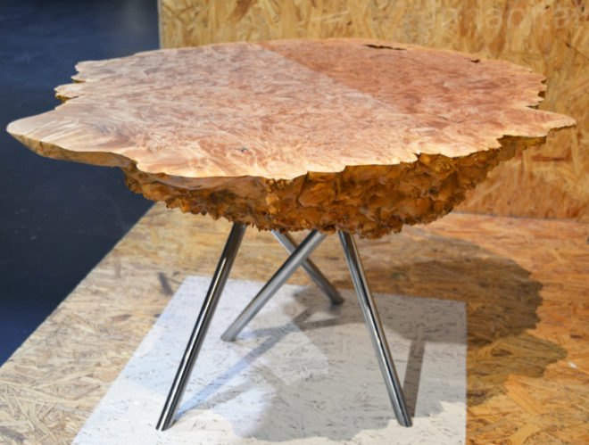 Schiller Project, Burl, WNC Table, bklyn designs, new york design week, bklyn designs 2014, sustainable design, green design, green furniture, reclaimed wood, sustainable furniture, green interiors, sustainable interiors, green products, eco friendly design, recycled materials, sustainable materials, nydw, new york design week 2014