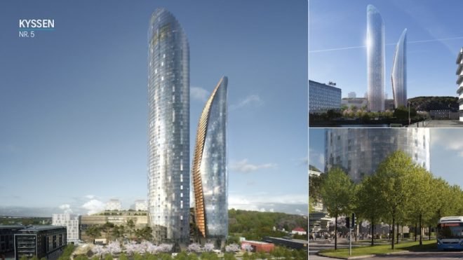 Wingårdhs Arkitektkontor, Manuelle Gautrand Architects, Ian Simpson Architects, Zaha Hadid Architects, SOM, Ola Serneke, Scandinavia, skyscraper, Gothenburg, SERNEKE, architecture competition