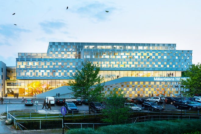 3XN, Architecture, Mälardalen University (MDH), new university building, Daylighting, social interaction, sweden, Green renovation, competition winner