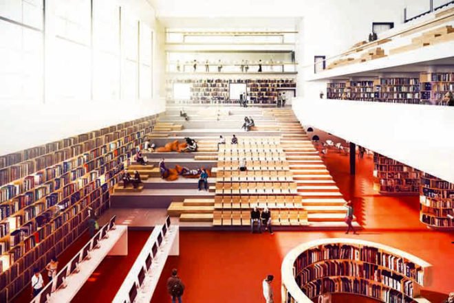 3XN, Architecture, Mälardalen University (MDH), new university building, Daylighting, social interaction, sweden, Green renovation, competition winner