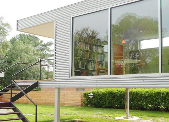 ASUL prefab homes, ASUL modular housing, modular housing, prefab housing, Savannah Think Tank, CSCP Consult, modular construction systems, steel frame home, flood zone FEMA, modular architecture, home office design