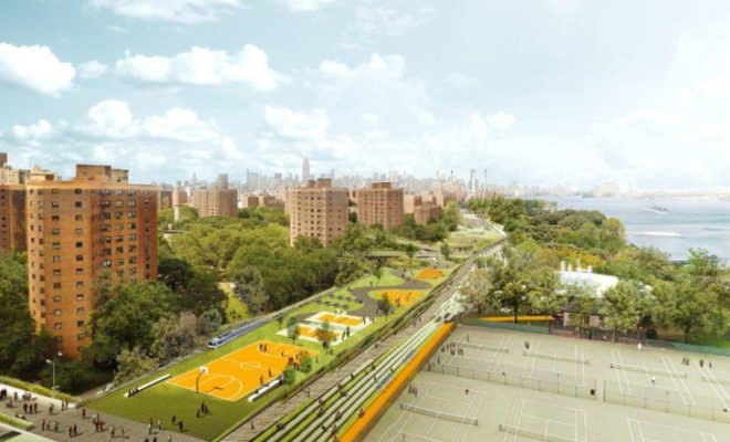 green design, eco design, sustainable design, storm protection Manhattan, Mayor deblasio, BIG architects, BIG u