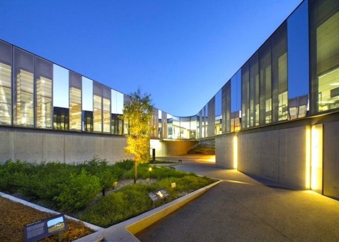 BVN Donovan Hill, Australian PlantBank, Australian seeds, Australian native plants, native plants, plantbank, Australian royal botanic gardens, passive design, Cumberland plain forest, plant nursery, native seeds, gas boosted solar hot water, thermal labyrinth, cross ventilation