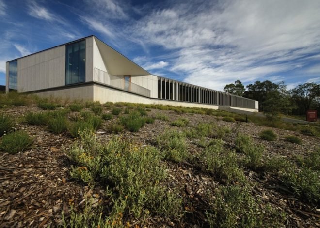BVN Donovan Hill, Australian PlantBank, Australian seeds, Australian native plants, native plants, plantbank, Australian royal botanic gardens, passive design, Cumberland plain forest, plant nursery, native seeds, gas boosted solar hot water, thermal labyrinth, cross ventilation